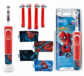 Szczoteczka Braun Oral-b Vitality 100 SpiderMan + 4 końcówki
