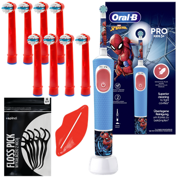 SZCZOTECZKA DO ZĘBÓW ORAL-B VITALITY PRO 103 KIDS SPIDERMAN + DODATKI