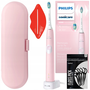 Szczoteczka Philips Sonicare HX6806/04 różowa + etui pudrowy róż