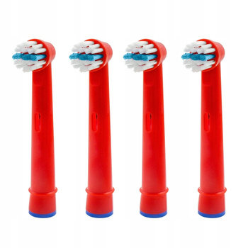 4x KOŃCÓWKI DO SZCZOTECZKI ORAL-B BRAUN DLA DZIECI